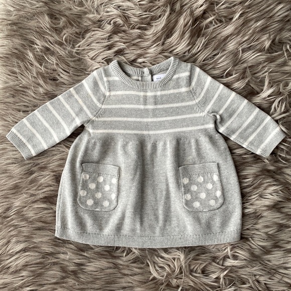 3/$24 Baby Gap sweater dress - Picture 2 of 4
